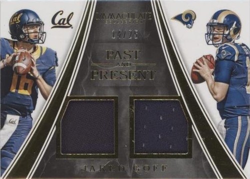 2016 Panini Immaculate Collection Jared Goff #JG