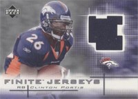 2003 Upper Deck Finite Clinton Portis #FJ-PO