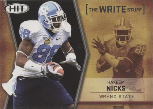 2009 SAGE Hit Hakeem Nicks #WS 7
