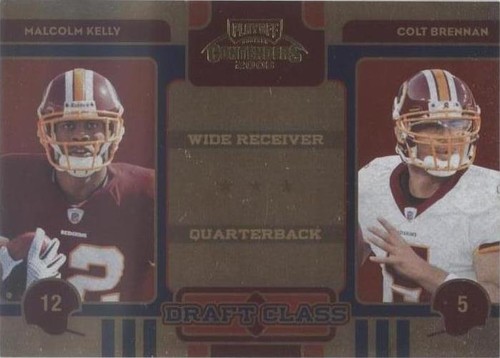 2008 Playoff Contenders Colt Brennan Malcolm Kelly #35