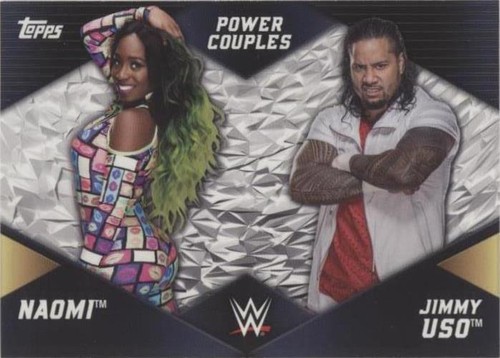 2018 Topps WWE Women's Division - Jimmy Uso Naomi #PC-5