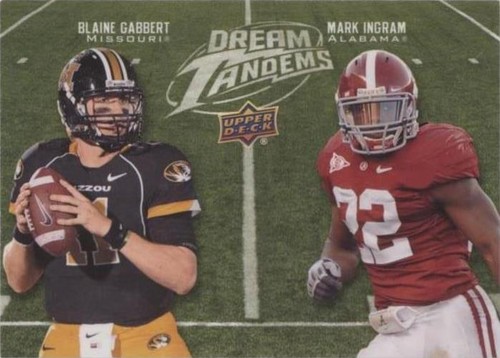 2011 Upper Deck Blaine Gabbert Mark Ingram #DT-20