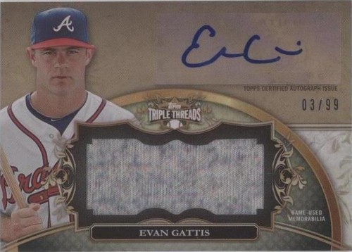 2013 Topps Triple Threads - Evan Gattis #UAJR-EG2