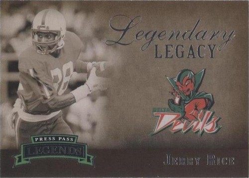 2007 Press Pass Legends Jerry Rice #6