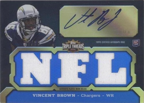 2011 Topps Triple Threads Vincent Brown #103