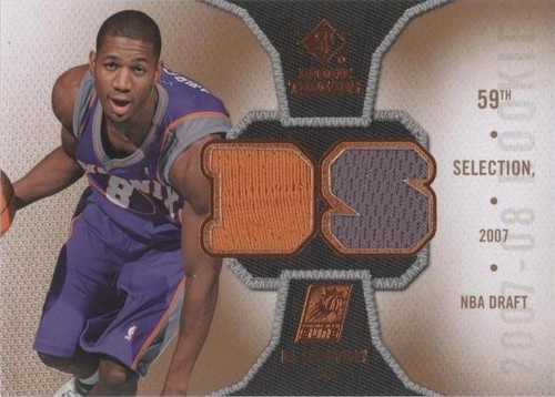 2007-08 SP Rookie Threads - D.J. Strawberry #RT-DS