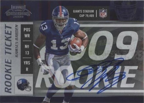2009 Playoff Contenders Ramses Barden #125