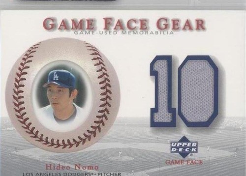 2003 Upper Deck Game Face - Hideo Nomo #GG-HN