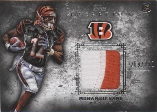 2012 Topps Inception Mohamed Sanu #RP-MS