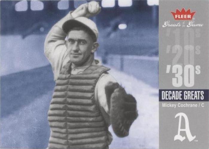 2006 Fleer Greats of the Game - Mickey Cochrane #DEC-MC