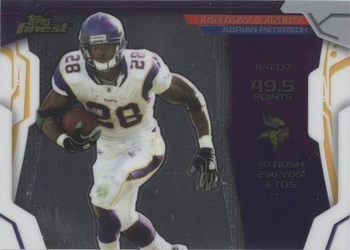 2014 Topps Finest Adrian Peterson #FF-AP