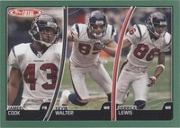 2007 Topps Total Derrick Lewis Jameel Cook Kevin Walter #214