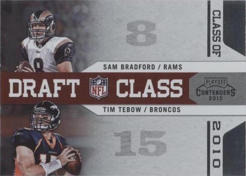 2010 Playoff Contenders Sam Bradford Tim Tebow #1
