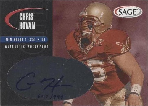 2000 Sage Chris Hovan #A19