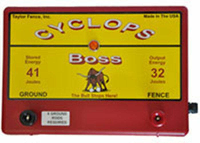 Cyclops Boss 32 Joule AC 110 Volt  Powered Fence Energizer Fencer  Fast Ship