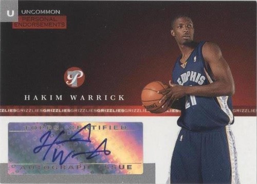 2005-06 Topps Pristine - Hakim Warrick #PEU-HW