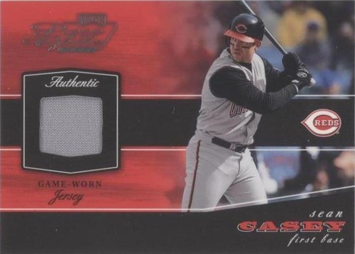 2002 Playoff Piece of the Game - Sean Casey #POG-77