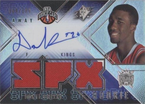 2008-09 SPx - Donte Greene #168