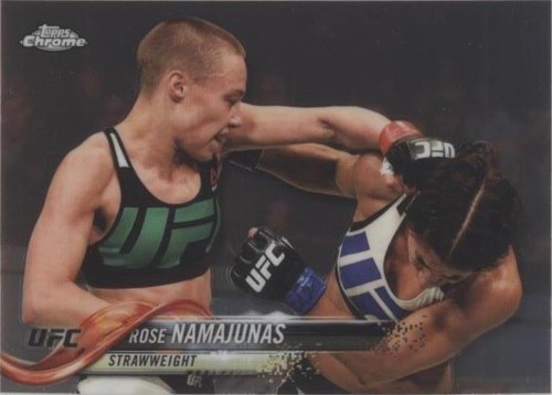 2018 Topps Chrome UFC - Rose Namajunas #28