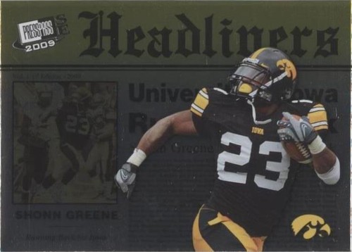 2009 Press Pass Signature Edition Shonn Greene #HL-10