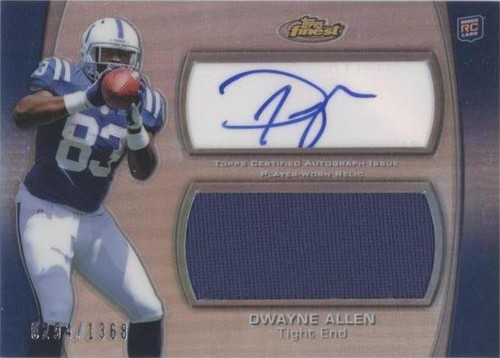 2012 Topps Finest Dwayne Allen #AJR-DA