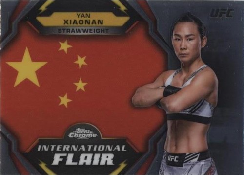 2024 Topps Chrome UFC - Yan Xiaonan #IFL-9