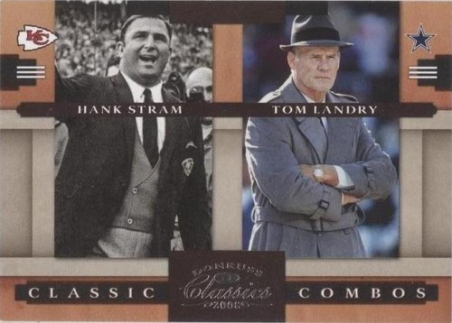 2008 Donruss Classics Hank Stram Tom Landry #CC-14