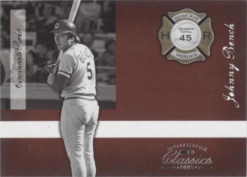 2005 Donruss Classics - Johnny Bench #HR-5