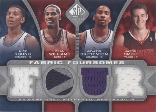 2009-10 SP Game Used - Jason Smith/Javaris Crittenton/Sean Williams/Nick Young #F4-YCSW