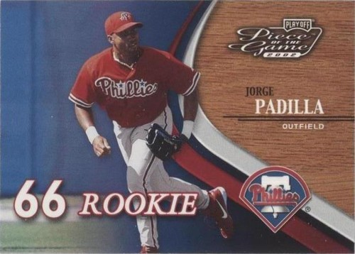 2002 Playoff Piece of the Game - Jorge Padilla #57
