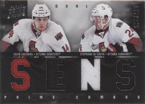 2011-12 Panini Prime - Colin Greening Stephane Da Costa #31