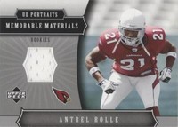 2005 Upper Deck Portraits Antrel Rolle #MM-AN