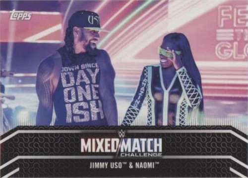 2018 Topps WWE Women's Division - Jimmy Uso Naomi #MM-10