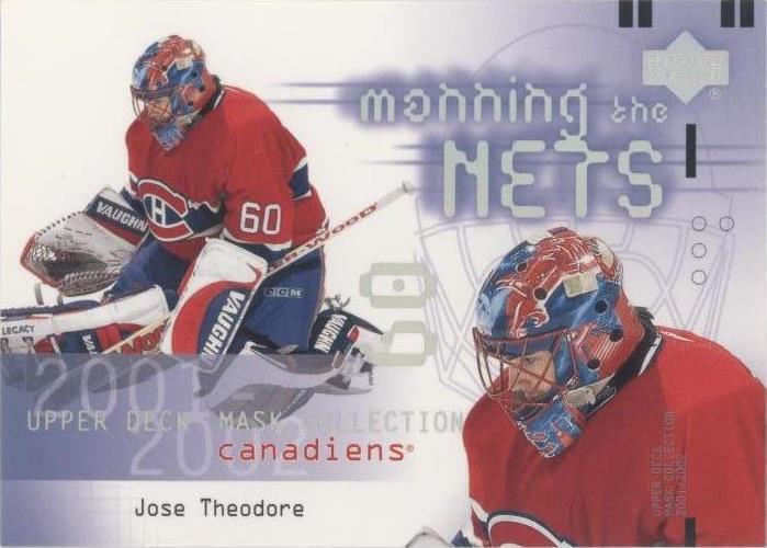 2001-02 Upper Deck Mask Collection - Jose Theodore #116