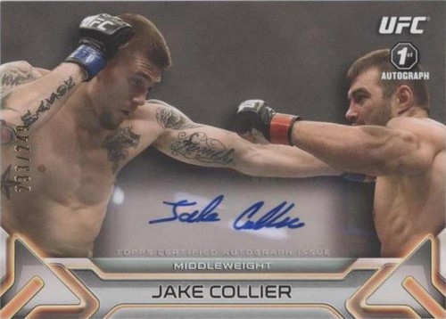 2016 Topps UFC Knockout - Jake Collier #KA-JCO