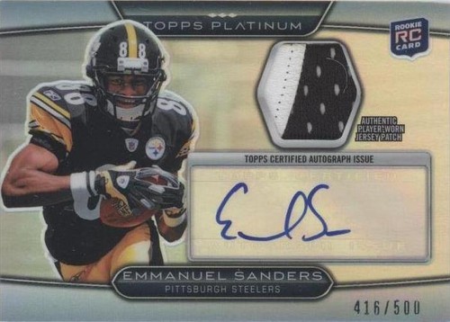 2010 Topps Platinum Emmanuel Sanders #ARP-ES