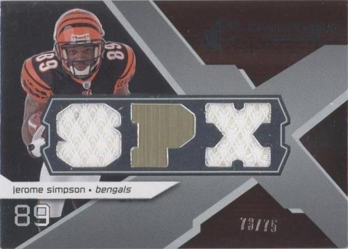 2008 SPx Jerome Simpson #RM-SI