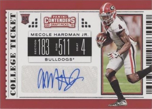 2019 Panini Contenders Draft Picks Mecole Hardman Jr. #278