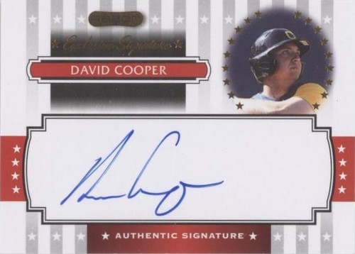 2008 Razor Signature Series - David Cooper #ES-15