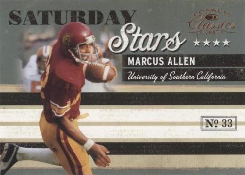 2007 Donruss Classics Marcus Allen #SS-25