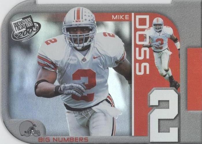 2003 Press Pass Mike Doss #BN 7