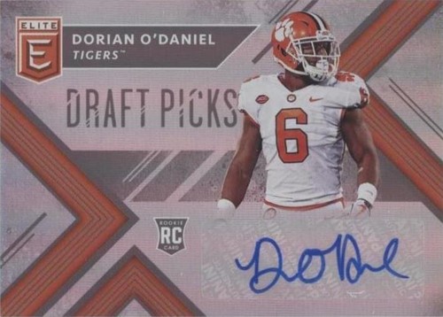 2018 Panini Elite Draft Picks Dorian O'Daniel #163