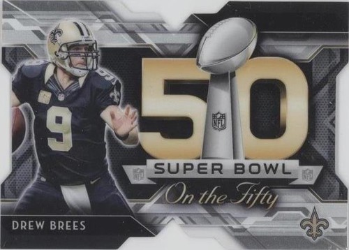 2015 Topps Chrome Drew Brees #SBDC-DB