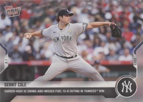 2021 Topps Now - Gerrit Cole #742