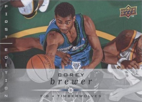 2008-09 Upper Deck First Edition - Corey Brewer #107