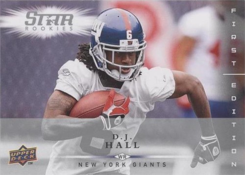 2008 Upper Deck First Edition DJ Hall #158