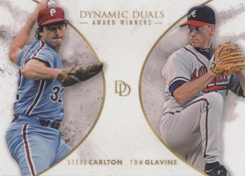2018 Topps On Demand Dynamic Duals - Steve Carlton Tom Glavine #AW4