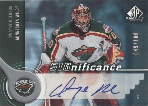 2005-06 SP Game Used Edition - Dwayne Roloson #S-DR