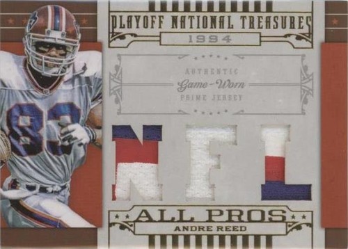 2008 Playoff National Treasures Andre Reed #3