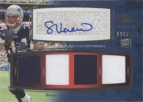 2011 Topps Prime Shane Vereen #PVI-SV
